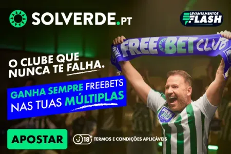 Free bet club da Solverde dá apostas grátis nas múltiplas
