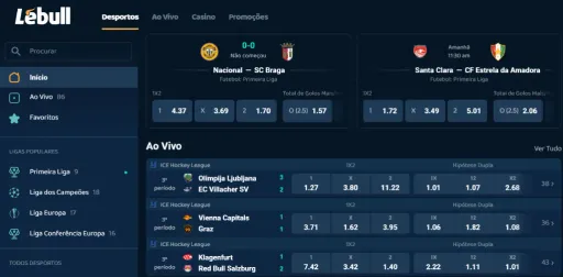 A Lebull é uma das operadoras mais recentes, mas já tem lugar no ranking das melhores casas de apostas desportivas