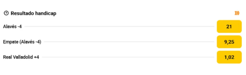 handicap Betclic