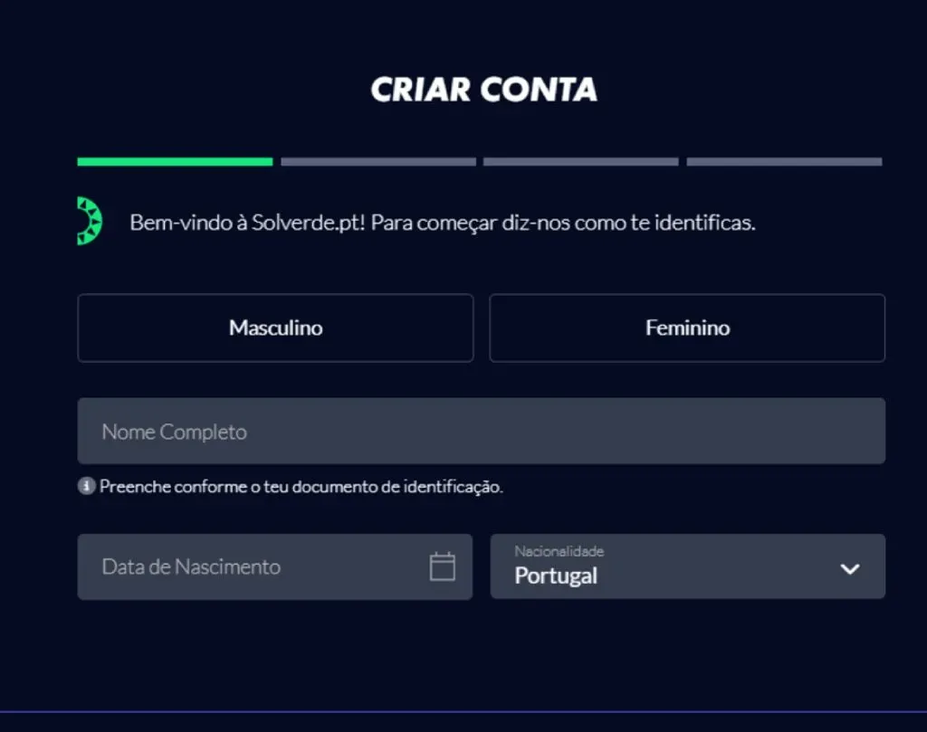 Solverde login