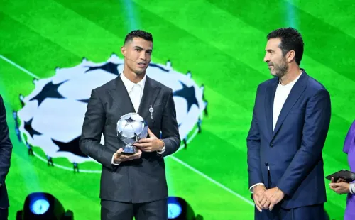 CR7 e Buffon foram companheiros de equipa na Juventus. Foto: Imago.