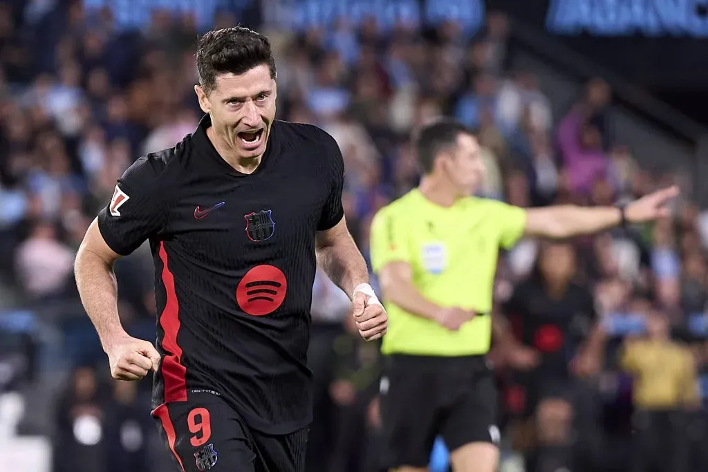 O goleador polaco Lewandowski poderá ser substituído pelo goleador sueco Gyokeres. Foto: Imago.