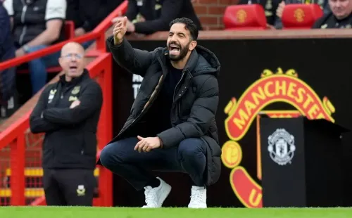 Amorim terá o primeiro “jogo grande” no comando do United. Foto: Imago.