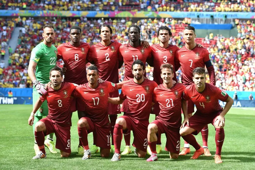 João Pereira e Ruben Amorim juntos na seleção portuguesa, em 2014. Foto: Imago.