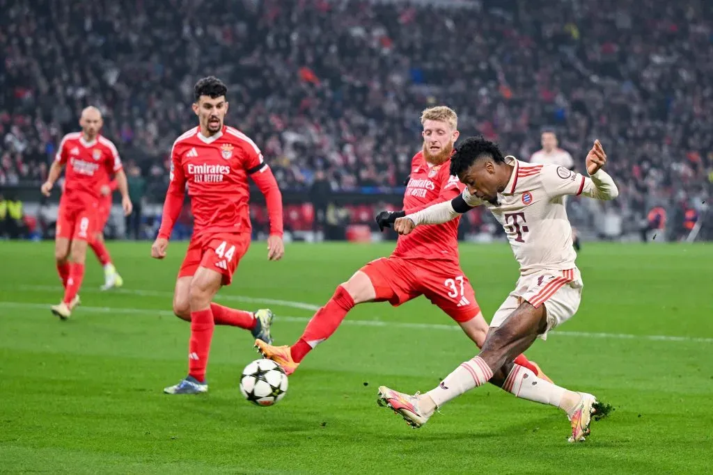 Bayern e Benfica duelaram na Champions League. Foto: Imago
