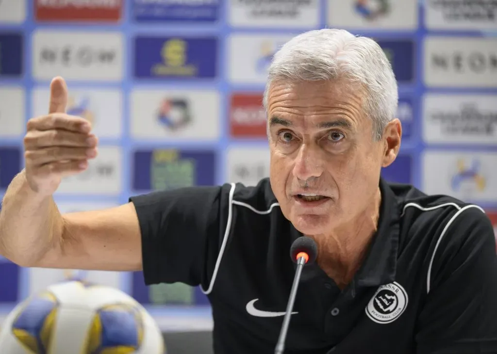 Luís Castro quando estava no Al Nassr. Foto: Imago