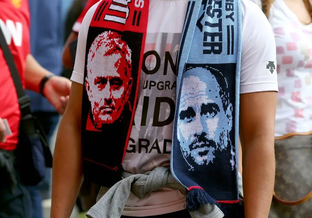 José Mourinho e Pep Guardiola, dois dos melhores treinadores de sempre, construíram uma grande rivalidade. Foto: Imago.