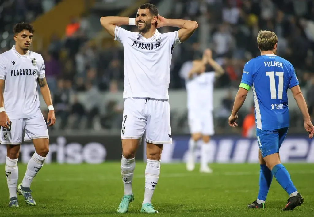 Nélson Oliveira é o melhor marcador da equipa no campeonato, mas ainda não se estreou a marcar na fase de liga desta prova europeia. Foto: Imago.