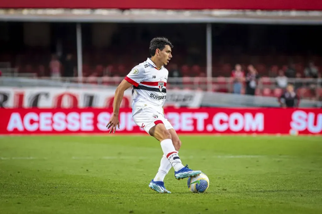 João Moreira, do São Paulo, em ação no Brasileirão. Foto: Imago.