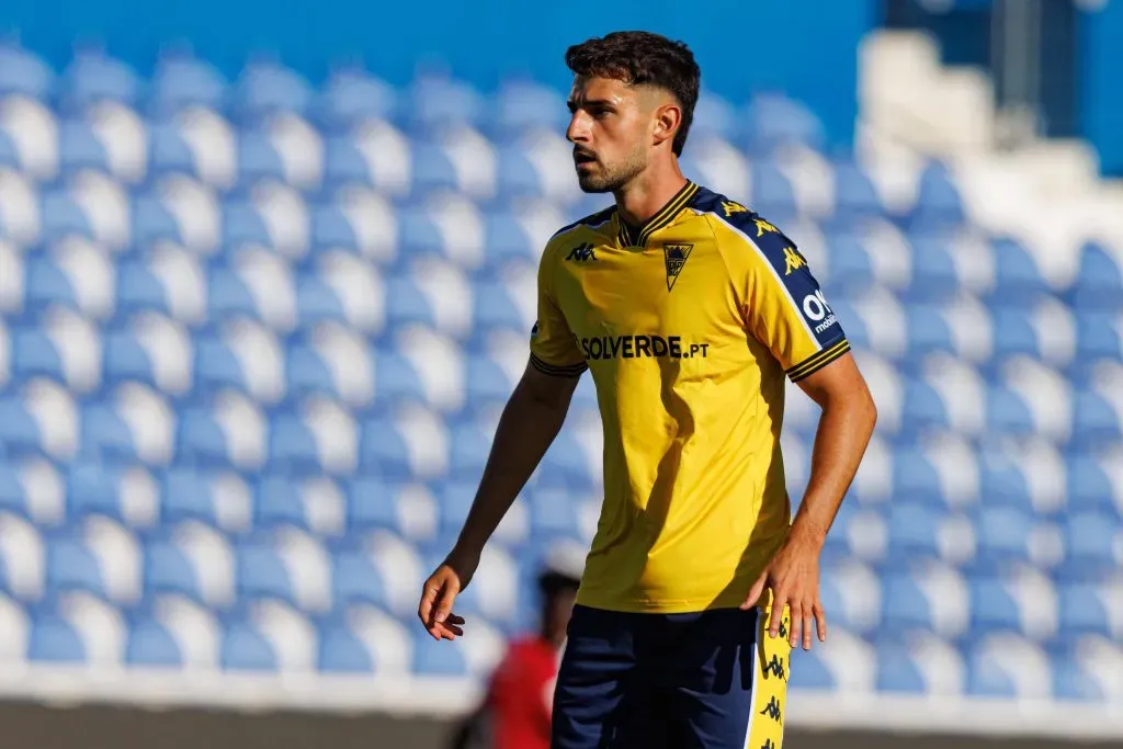 Alejandro Marques, o artilheiro do Estoril na época. Foto: Imago