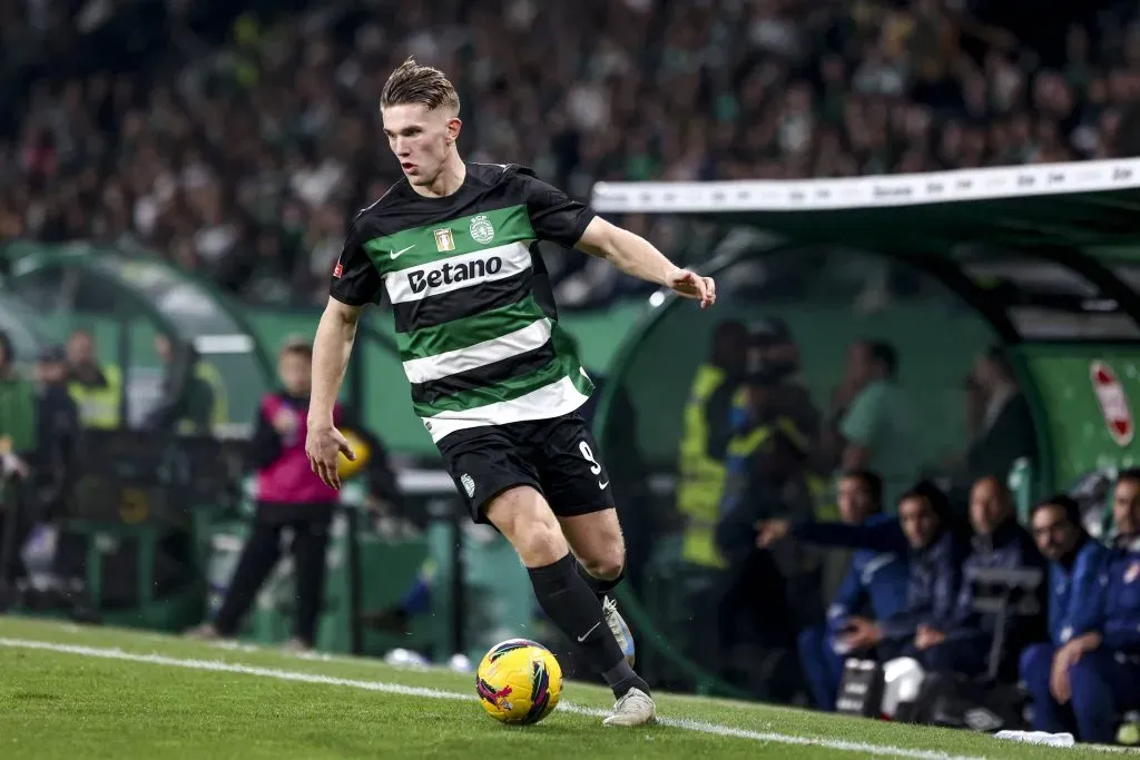Viktor Gyokeres durante jogo da Liga Portugal. Foto: Imago