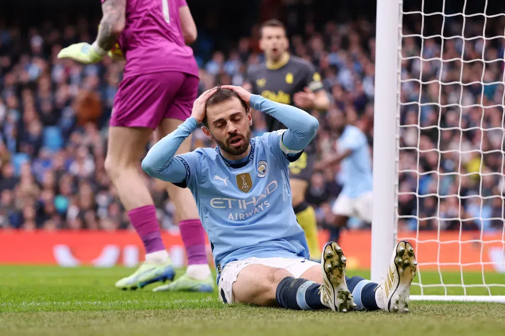 Bernardo Silva em ação na Premier League. Foto: Getty Images