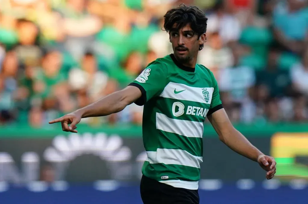 Francisco Trincão conseguiu “arrancar” o empate mesmo no final da partida. Foto: Getty Images.