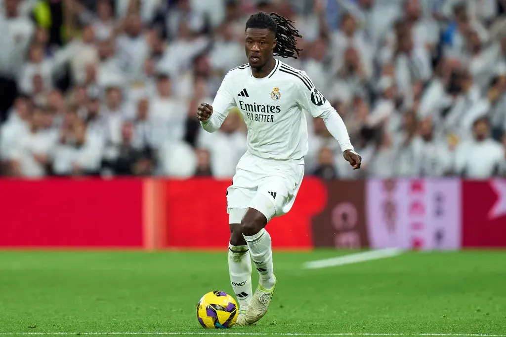 Camavinga marcou o seu primeiro golo pelo Real Madrid. Foto: Getty Images
