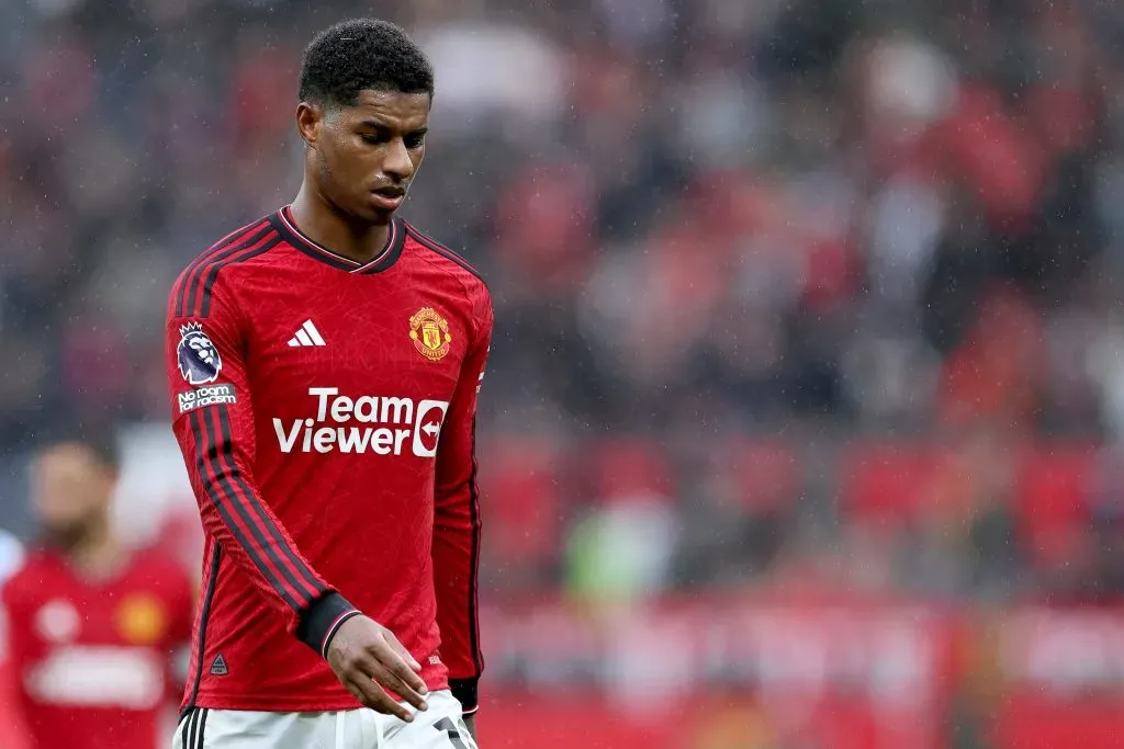Marcus Rashford não caiu nas graças de Ruben Amorim. Foto: Alex Livesey/Getty Images.