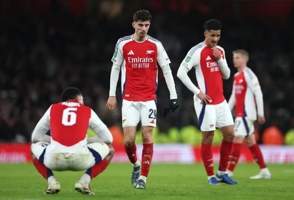 Arsenal desiludiu os adeptos em Londres. Foto: Getty Images