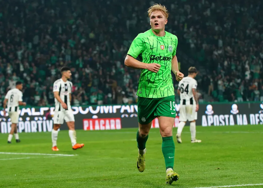 Conrad Harder marcou golo diante do Amarante na Taça de Portugal. Foto: Getty Images