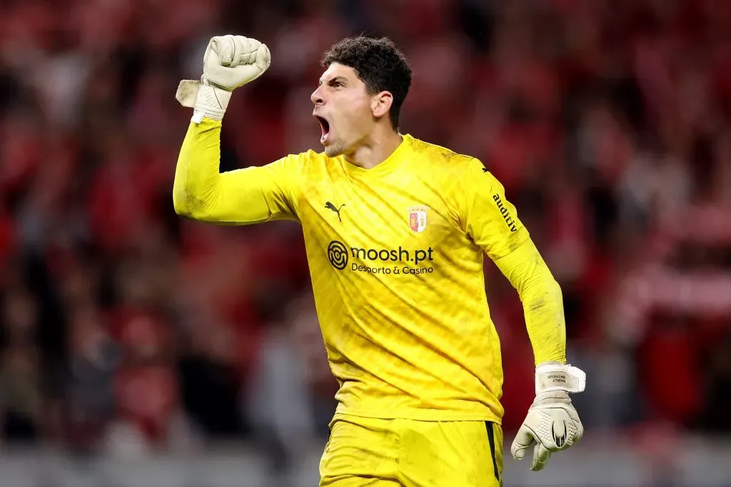 Matheus Magalhaes é o guarda-redes titular do Braga. Foto: Maja Hitij/Getty Images