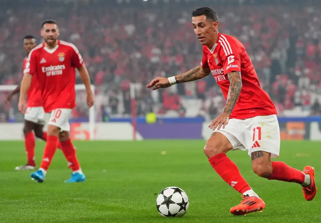 Di María em ação na Champions League. Foto: Getty Images