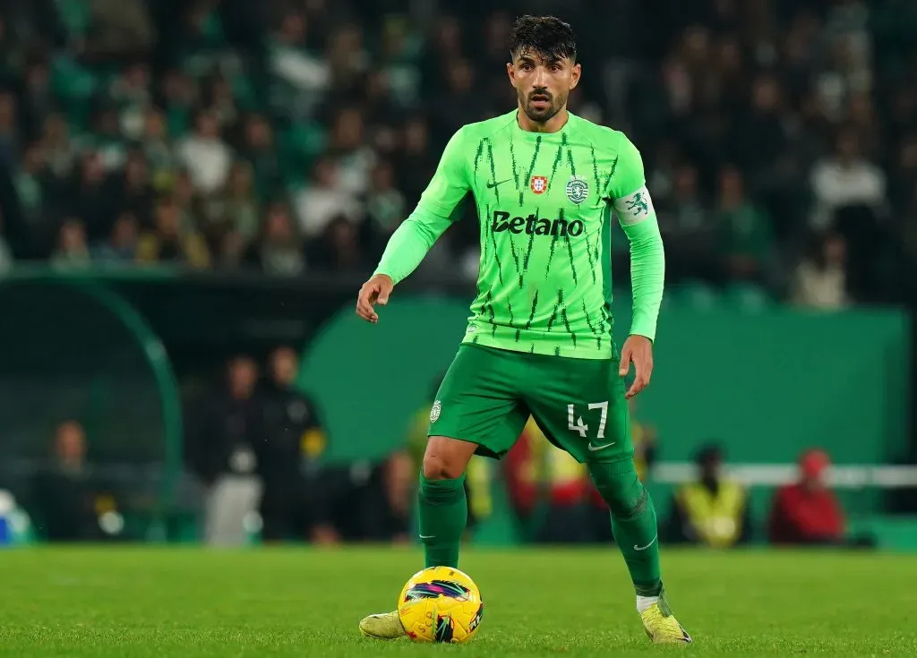 Ricardo Esgaio pelo Sporting. Foto: Gualter Fatia/Getty Images