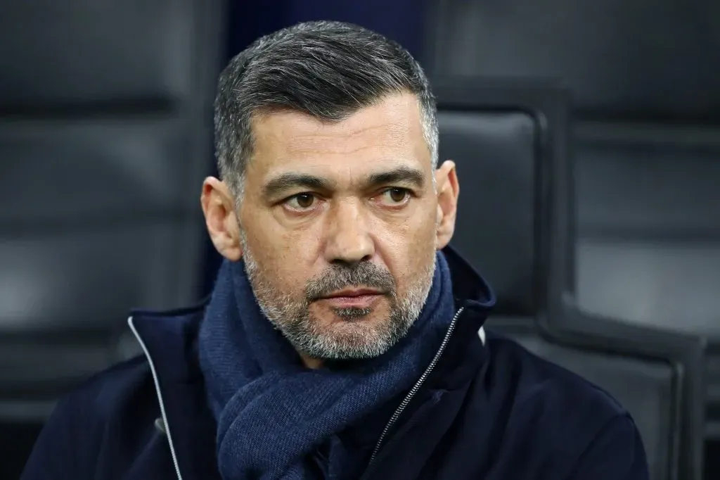 Sérgio Conceição, treinador do AC Milan. Foto: Marco Luzzani/Getty Images.