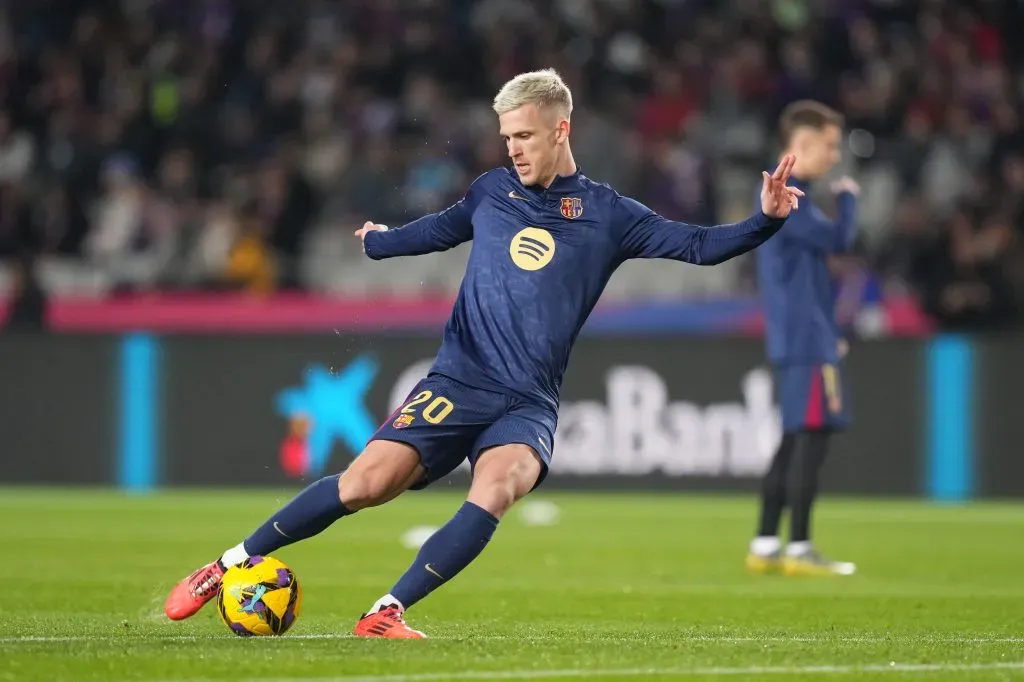 Dani Olmo, jogador do Barcelona. Foto: Getty Images