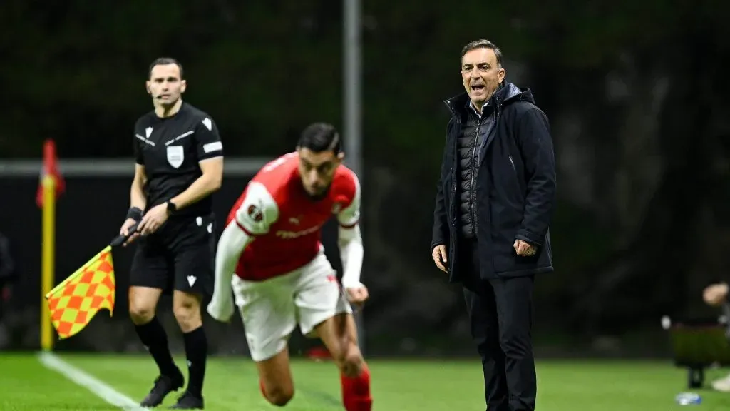 Carlos Carvalhal conseguiu passar mais uma eliminatória da Taça de Portugal com o SC Braga. Foto: Getty
