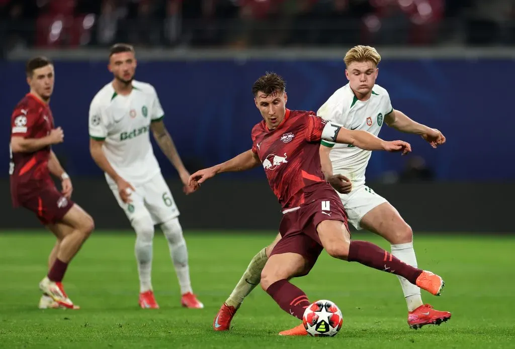 Sporting perdeu em Leipzig. Foto: Getty Images
