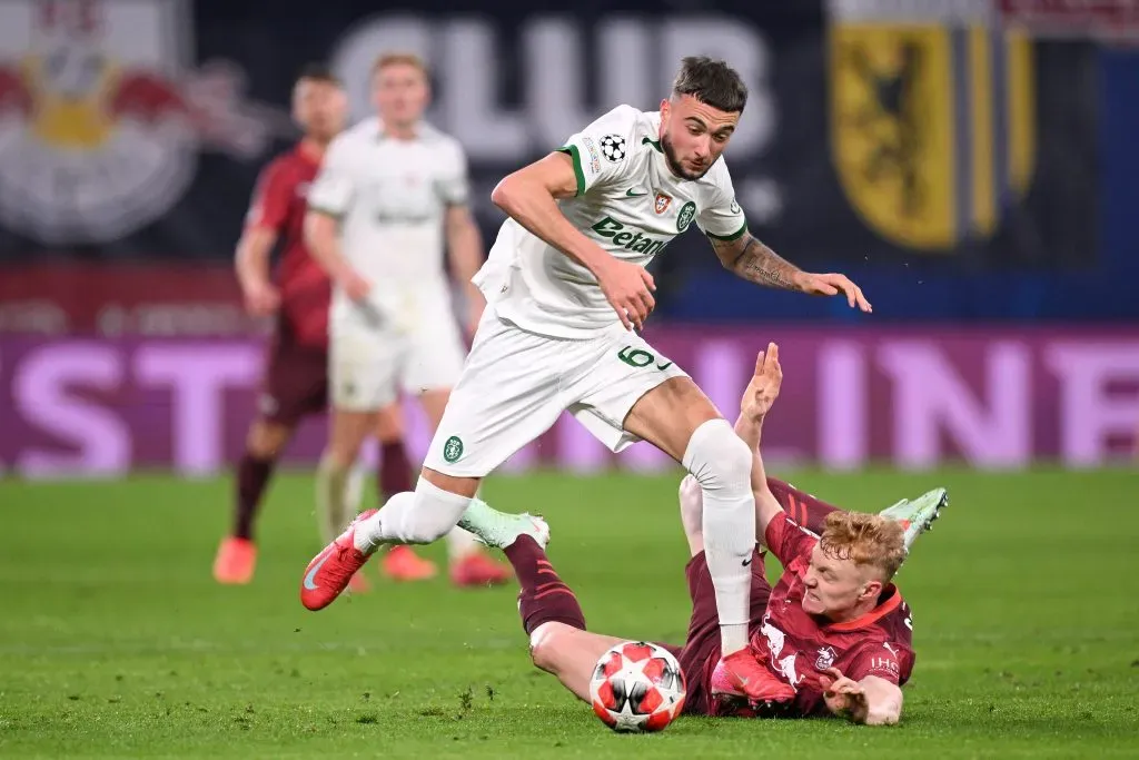 Sporting perdeu em Leipzig. Foto: Getty Images
