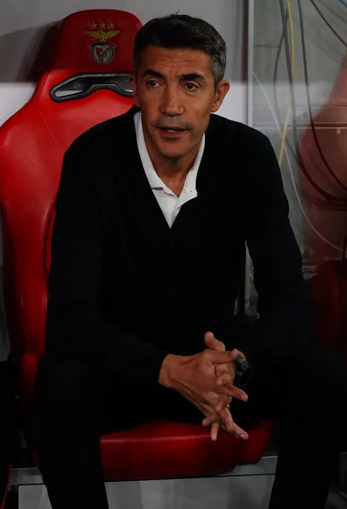 Bruno Lage fez a antevisão do jogo, em conferência de imprensa. Foto: Gualter Fatia/Getty Images.