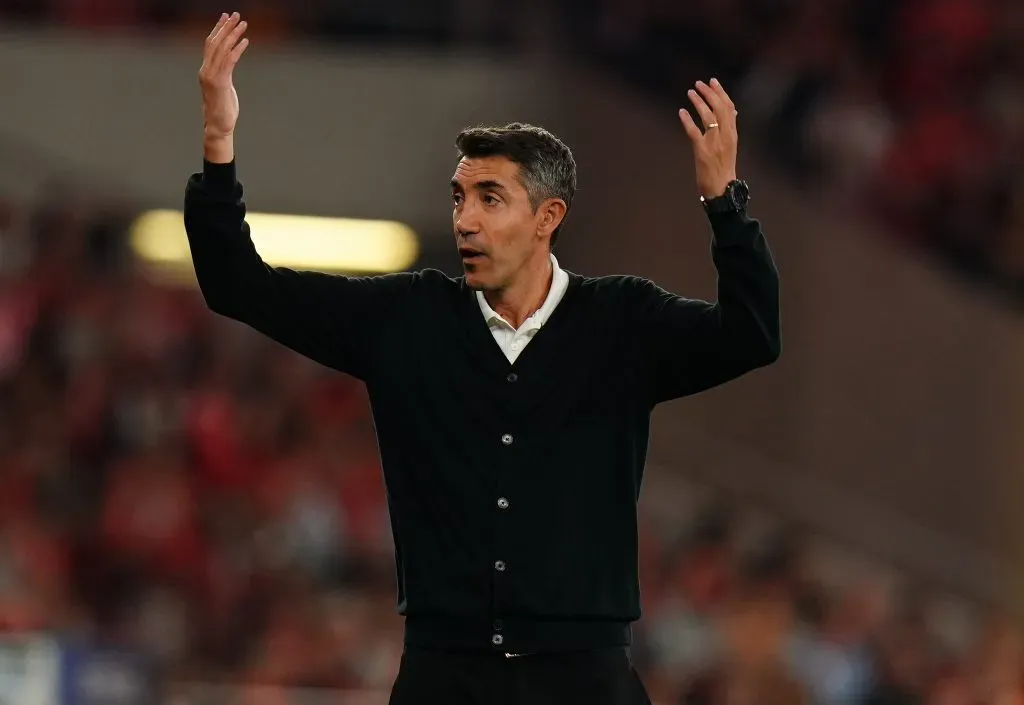 Bruno Lage, treinador do Benfica. Foto: Getty Images