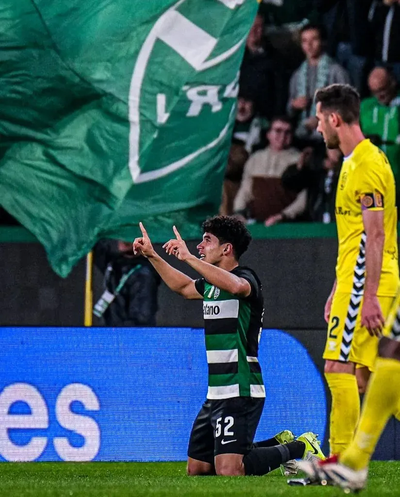 João Simões estreou-se a marcar pelo Sporting. Foto: Liga Portugal
