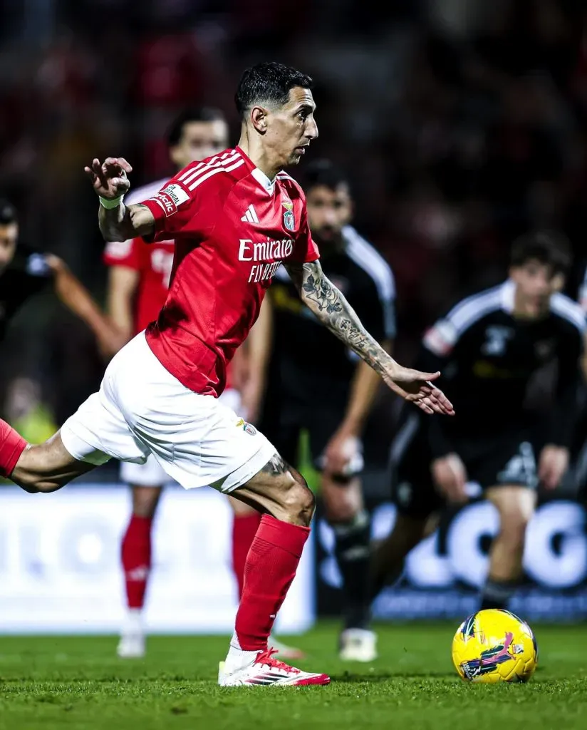 Di María marcou o único golo do Benfica. Foto: Liga Portugal
