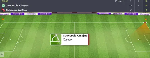 Simulação, em tempo real, de uma aposta ao vivo no Placard