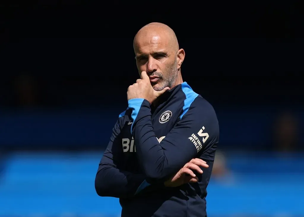 Enzo Maresca, treinador do Chelsea, acredita em João Félix. Foto: Eddie Keogh/Getty Images