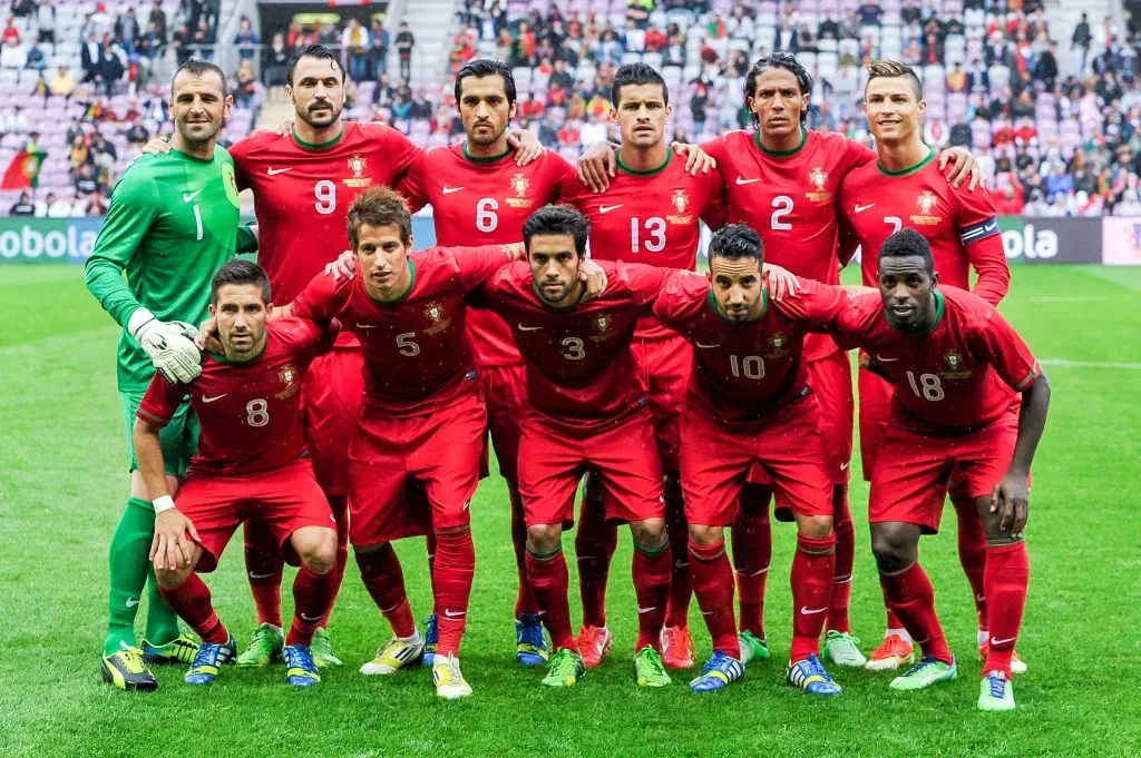 Rúben Amorim conheceu Cristiano Ronaldo na seleção portuguesa. Foto: Harold Cunningham/Getty Images