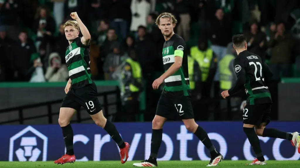 Sporting empatou (1-1) diante do Bolonha. Foto: Getty.