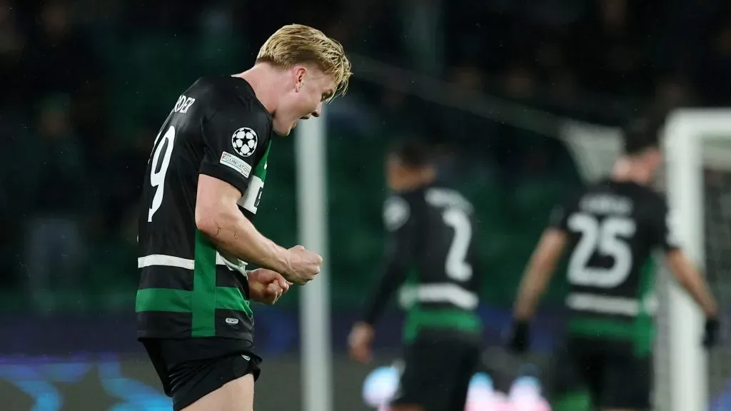 Conrad Harder deverá continuar no onze do Sporting. Foto: Getty Images.