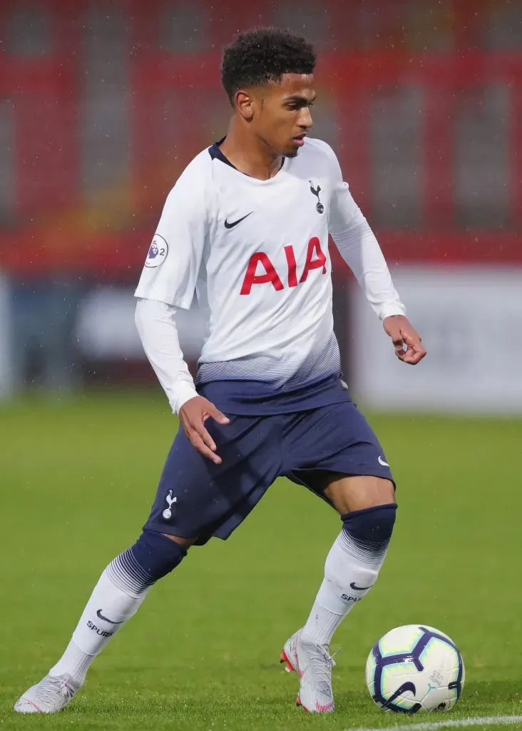 Marcus Edwards foi formado no Tottenham. Foto: Alex Morton/Getty Images