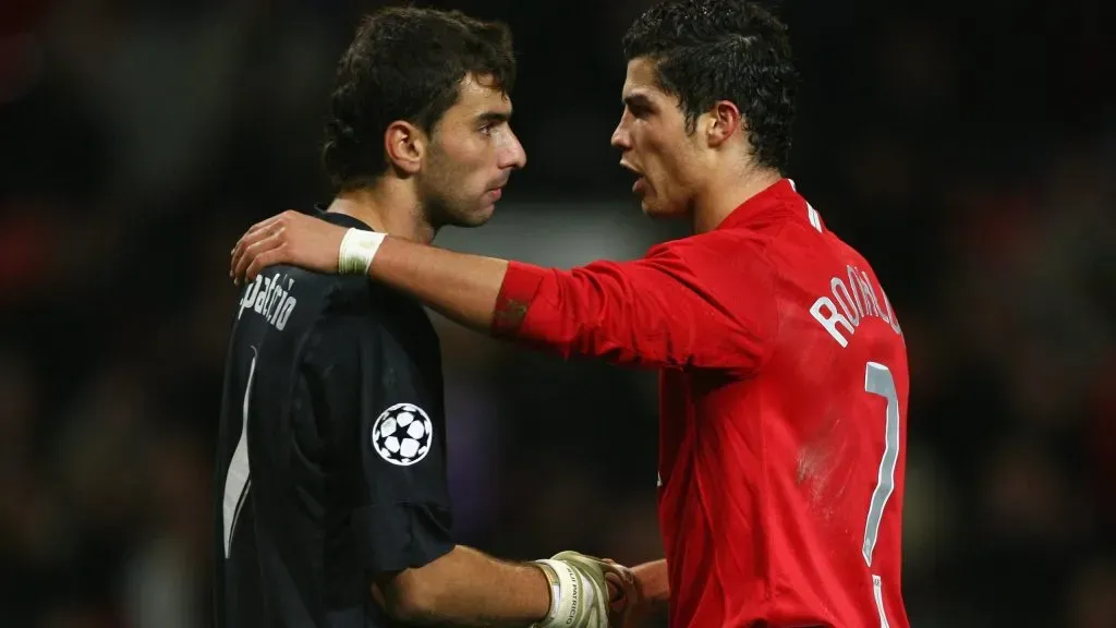 CR7 acompanha os jogos do Sporting. Foto: Getty Images.