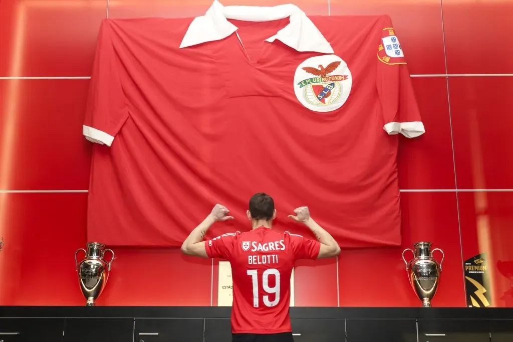 Belotti reforçou o ataque do Benfica. Foto: SLB.
