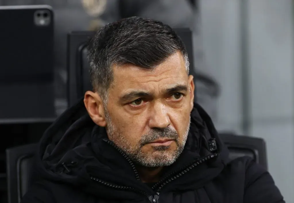Sérgio Conceição, treinador do Milan. Foto: Getty Images