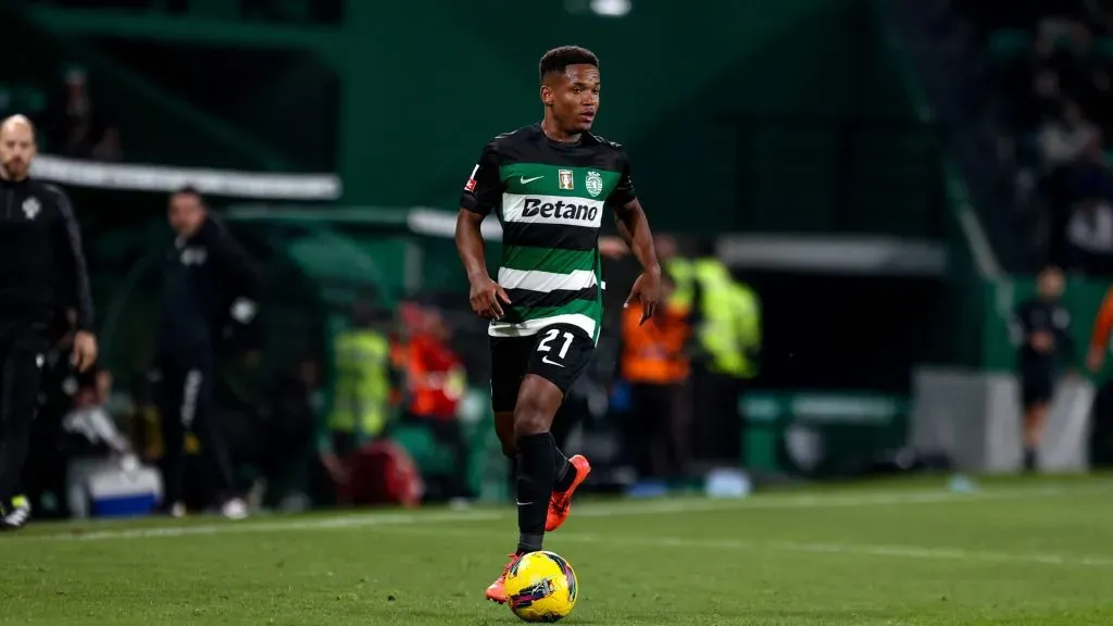 Geny Catamo continua de fora das opções do Sporting. Foto: Imago