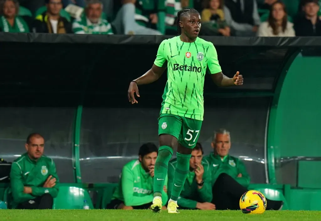 Quenda “inventou” a excelente jogada que resultou no golo de Fresneda. Foto: Gualter Fatia/Getty Images.
