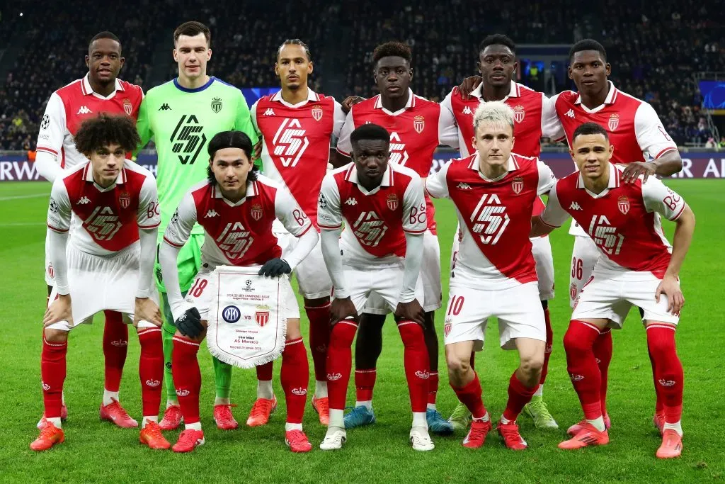 Monaco na Champions League. Foto: Getty Images