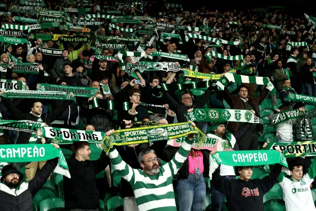 Apoio ao Sporting no Estádio José Alvalade. Foto: Getty Images