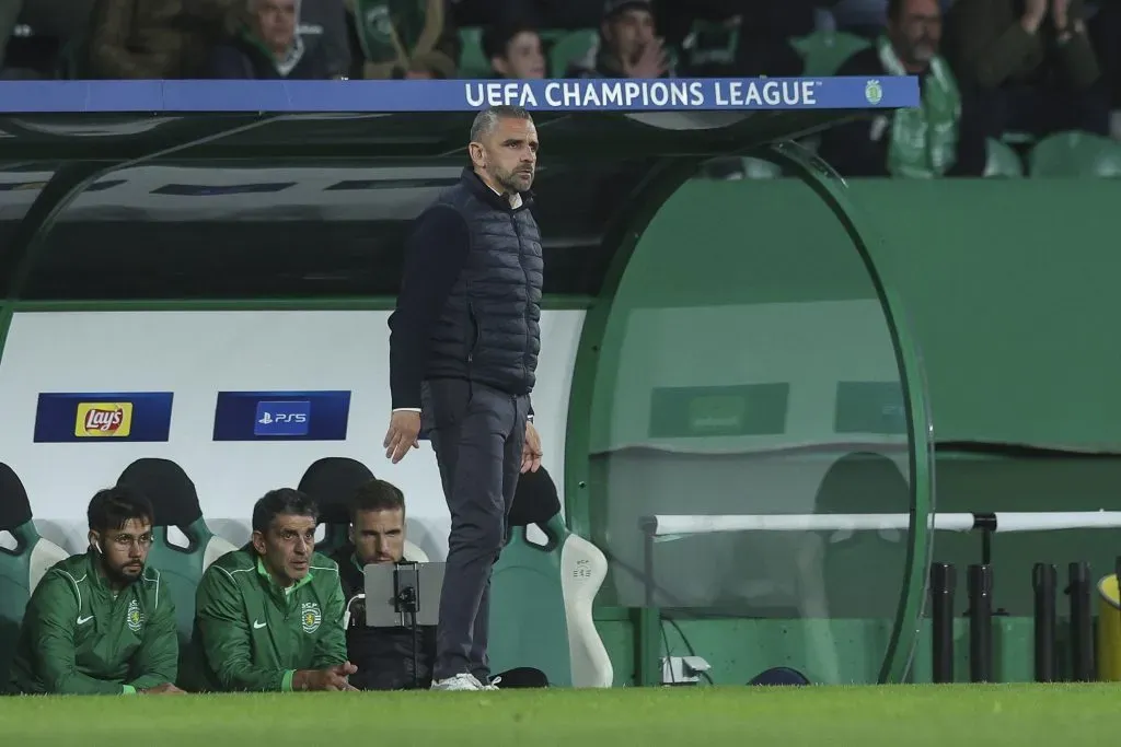 Rui Borges, treinador do Sporting. Foto: Getty Images