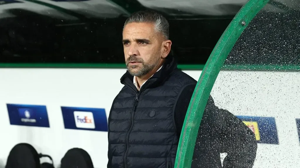 Rui Borges esteve na conferência de imprensa de antevisão ao FC Porto x Sporting. Foto: Getty