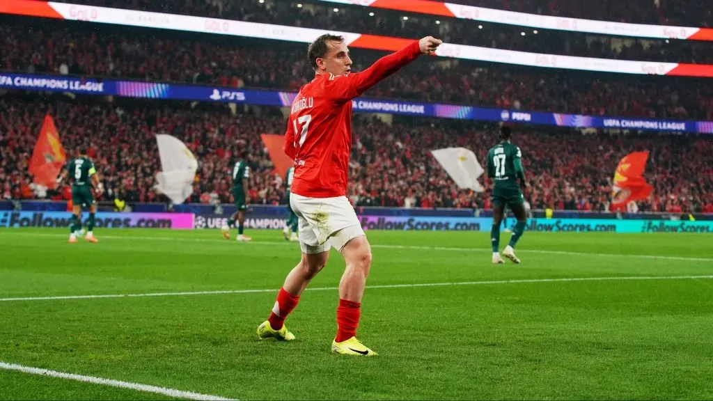 Aktürkoglu fez o primeiro golo do jogo. Foto: Getty Images.