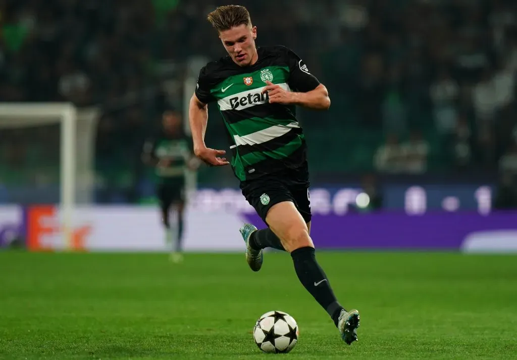Viktor Gyokeres, o goleador verde e branco. Foto: Gualter Fatia/Getty Images.